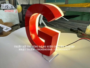 Chữ inox có đèn